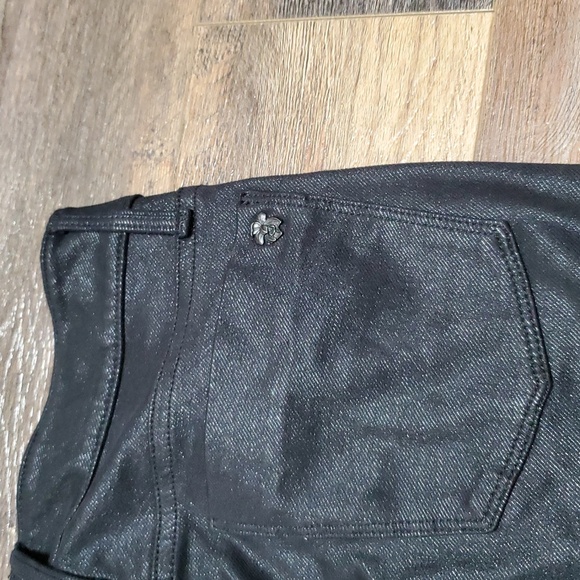 Black orchid Julien Jarmoune Black shimmer after dart skinny stretch pants - Picture 10 of 11